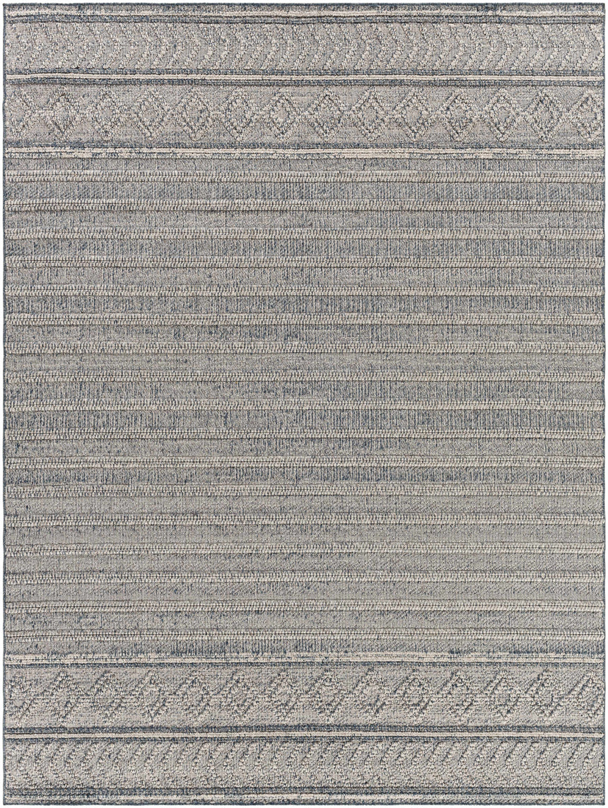 Beige Blue Dekel Area Rug - Clearance