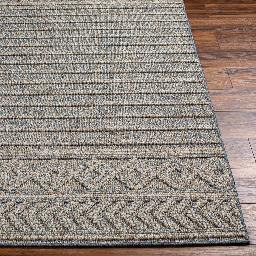 Beige Blue Dekel Area Rug - Clearance