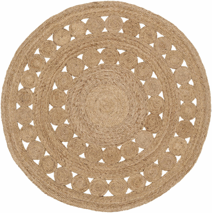 Stafford Round Jute Rug - Clearance