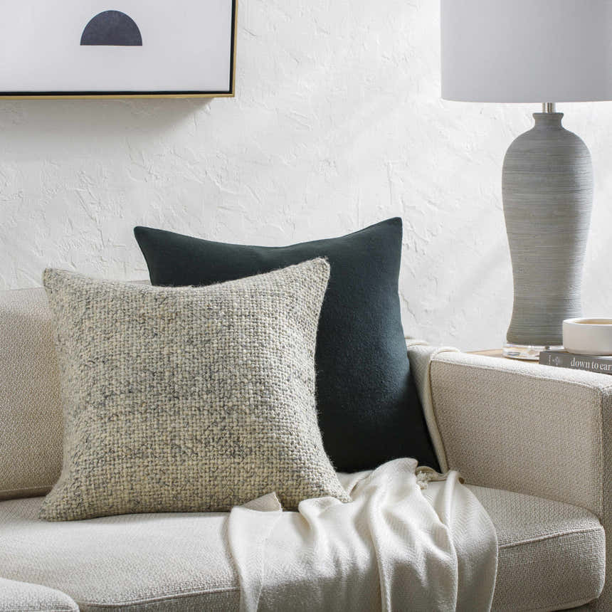 Shana Ivory Throw Pillow - Clearance