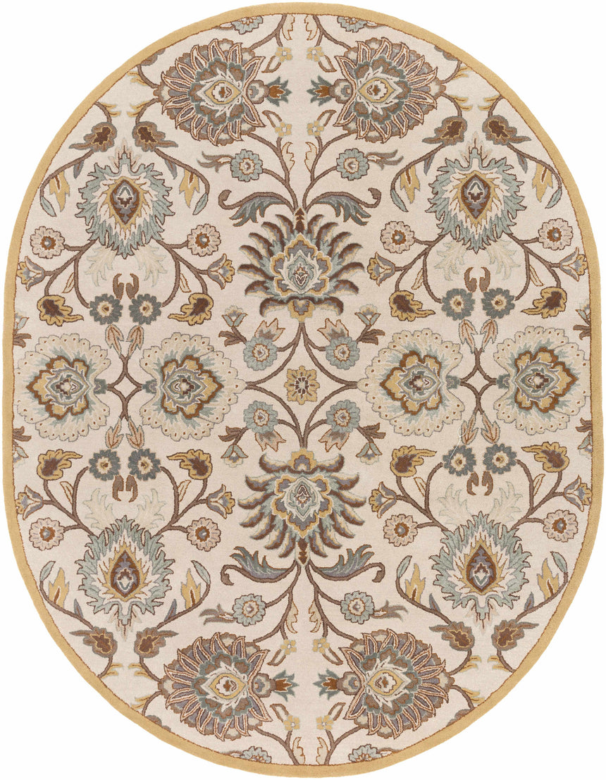 Caesar Hand Tufted Tan 1012 Wool Rug