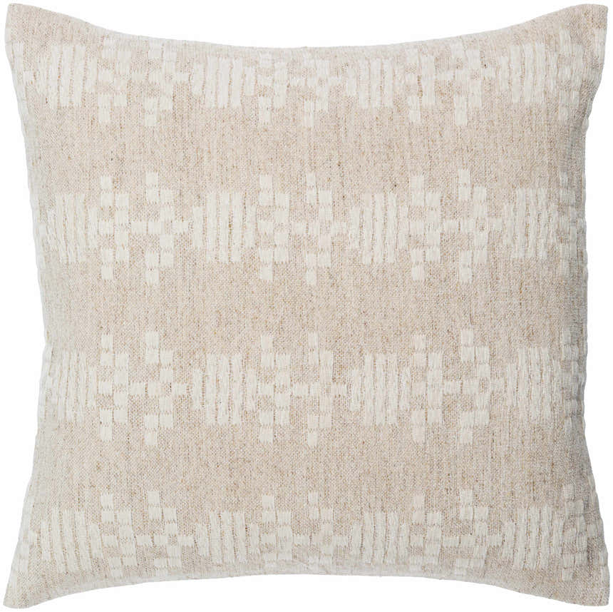 Sanna Beige Throw Pillow