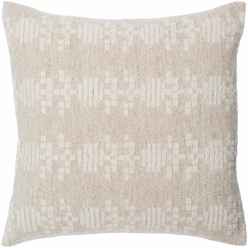 Sanna Beige Throw Pillow