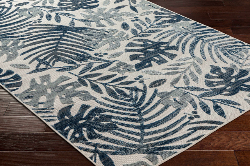 Ekin Navy Indoor & Outdoor Rug - Clearance