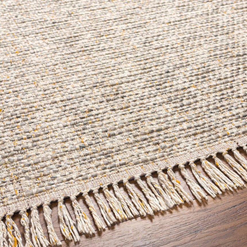 Amiel Beige Hand Woven Area Rug - Clearance