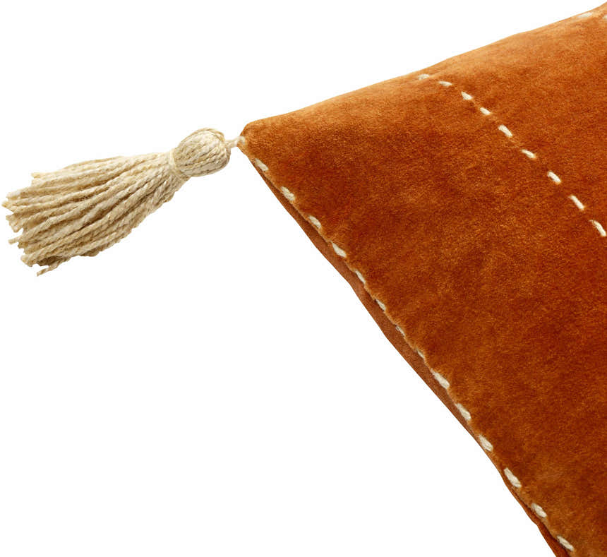 Leane Burnt Orange Lumbar Pillow - Clearance