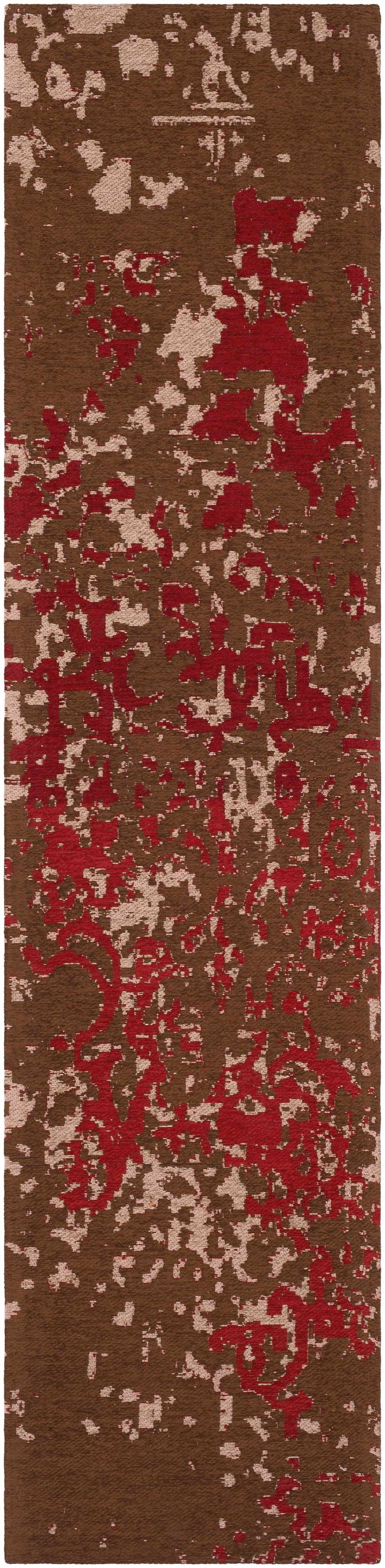 Sweeny Rust/Red Abstract Area Rug - Clearance