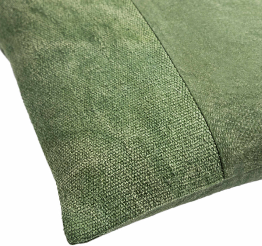 Tacy Green Square Throw Pillow