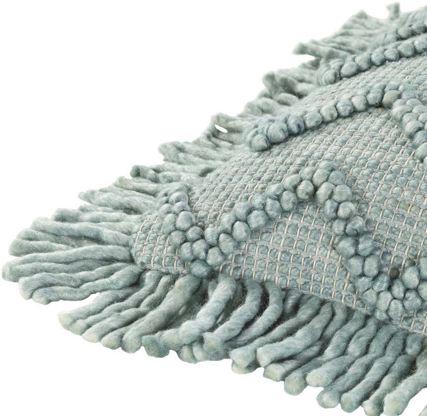 Talibon Pale Blue Square Throw Pillow - Clearance