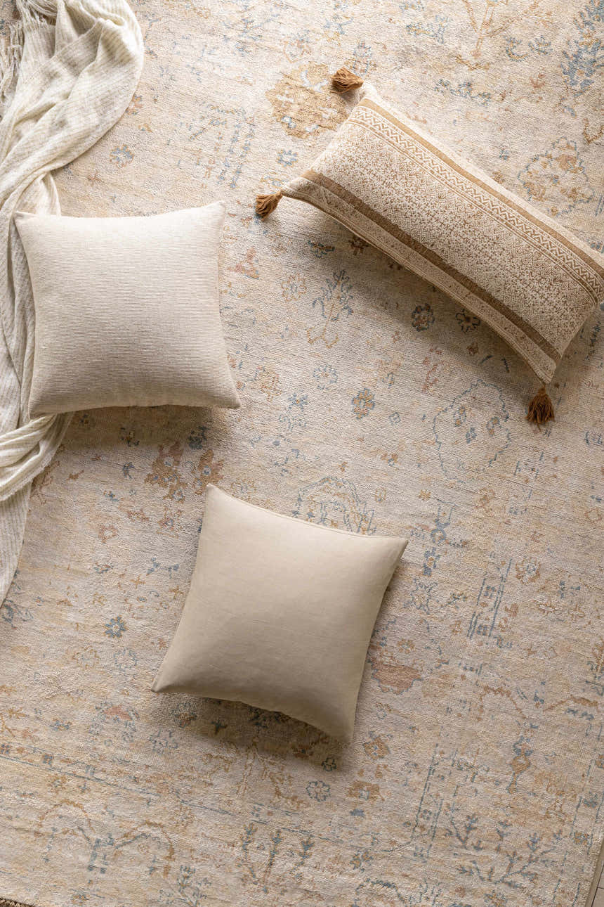 Anxo Cream Square Throw Pillow - Clearance