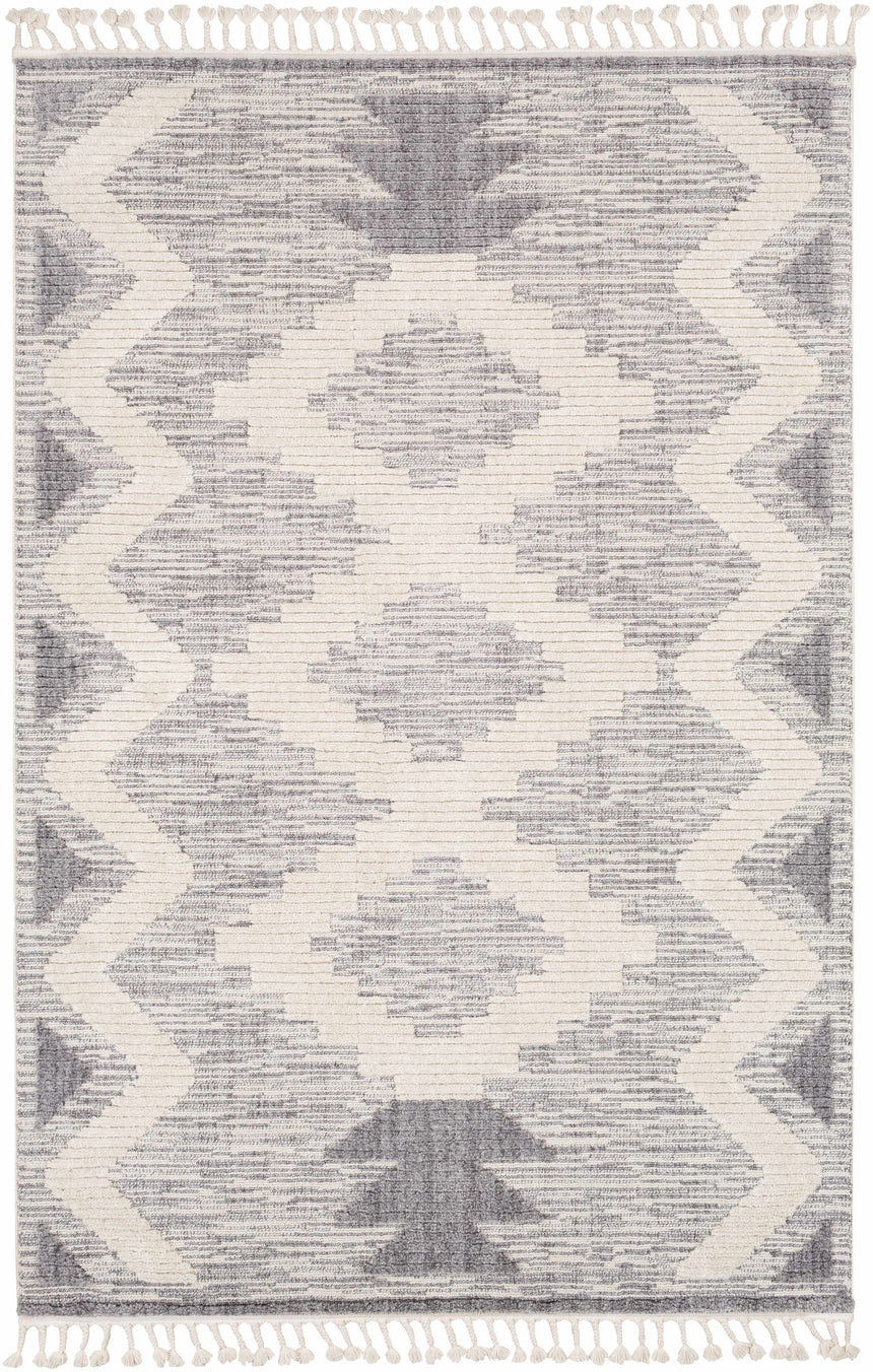 Thornburg High/Low Pile Rug with Tassels - Clearance