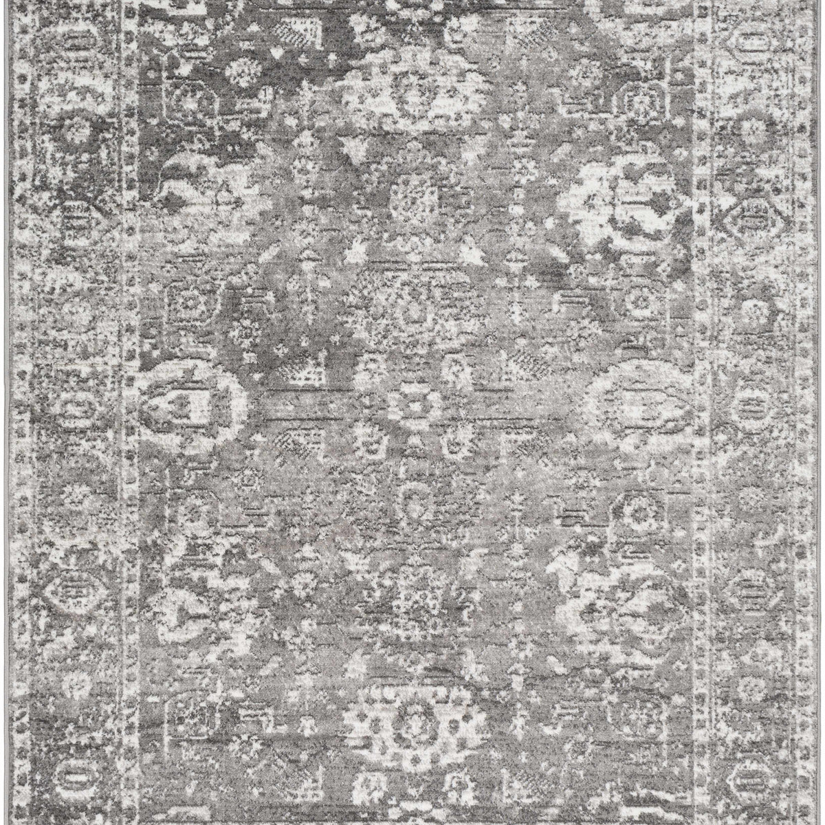 Tripp Distressed Gray Rug Rectangle