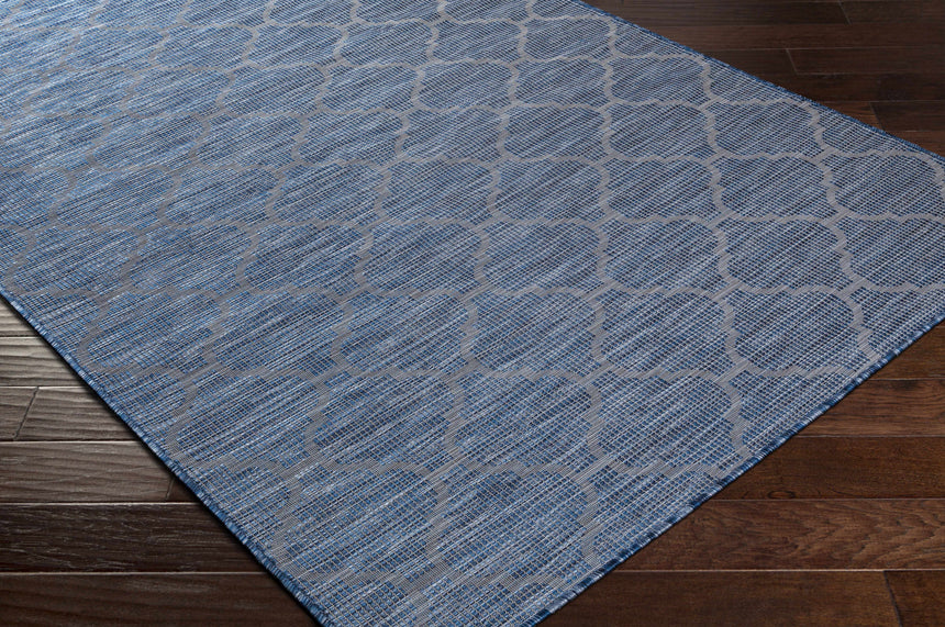 Blue Moolap Outdoor Rug - Clearance