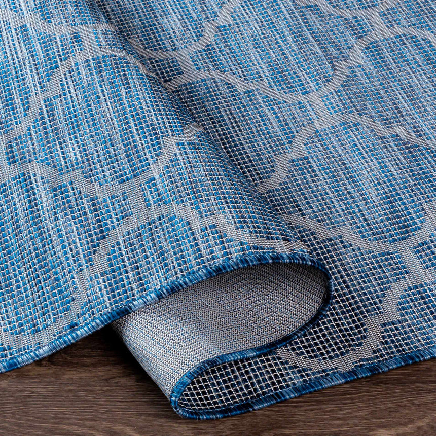 Blue Moolap Outdoor Rug - Clearance