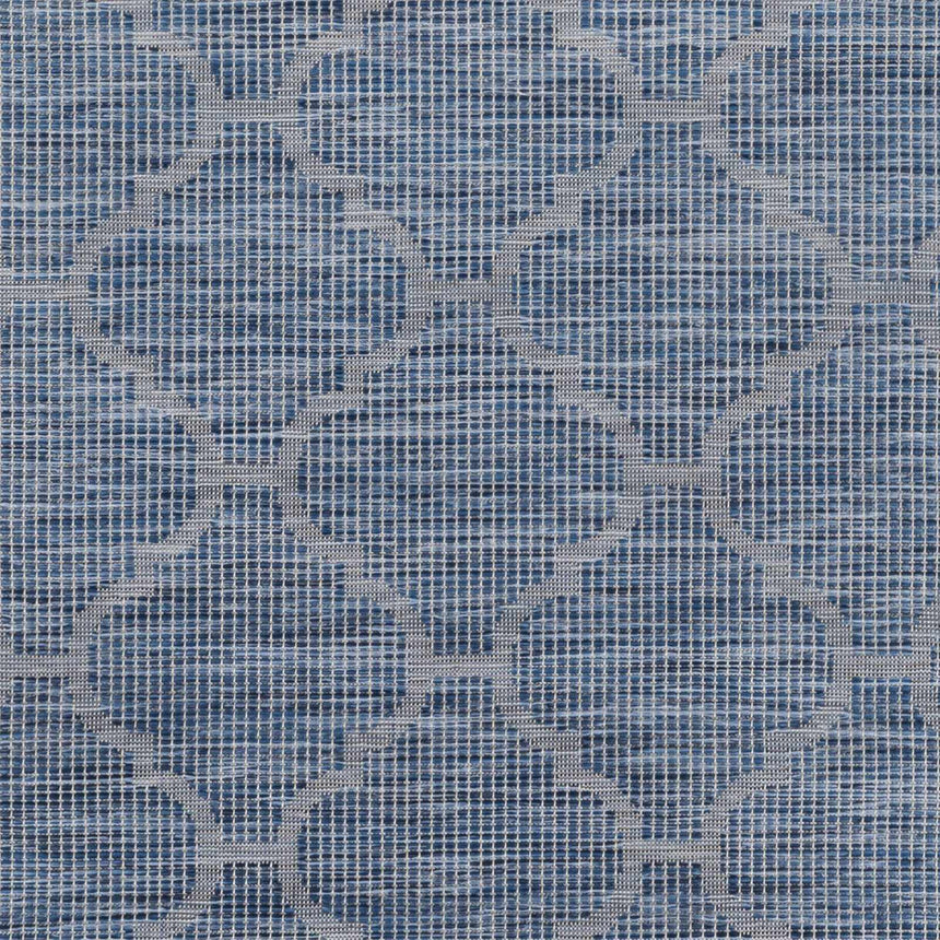 Blue Moolap Outdoor Rug - Clearance