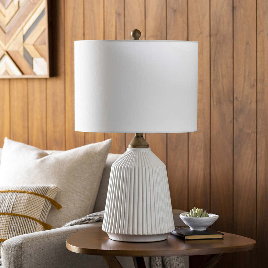 Tramutola White Table Lamp