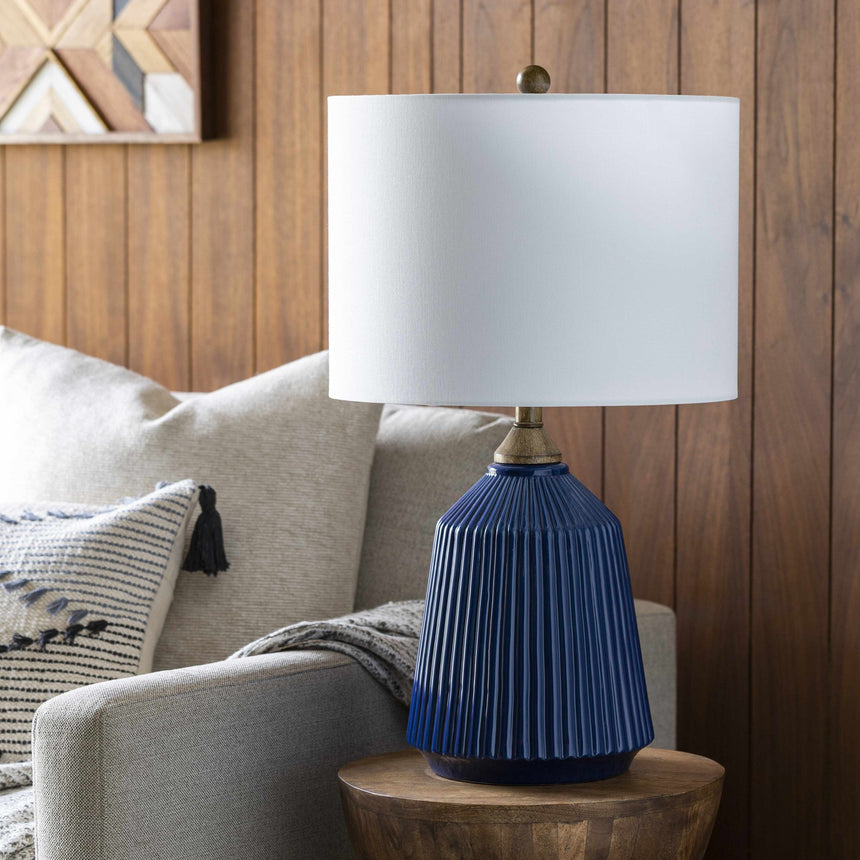 Tramutola Blue Contemporary Table Lamp