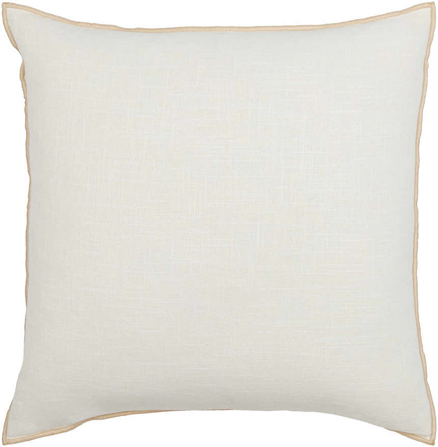 Tobin Cream Throw Pillow