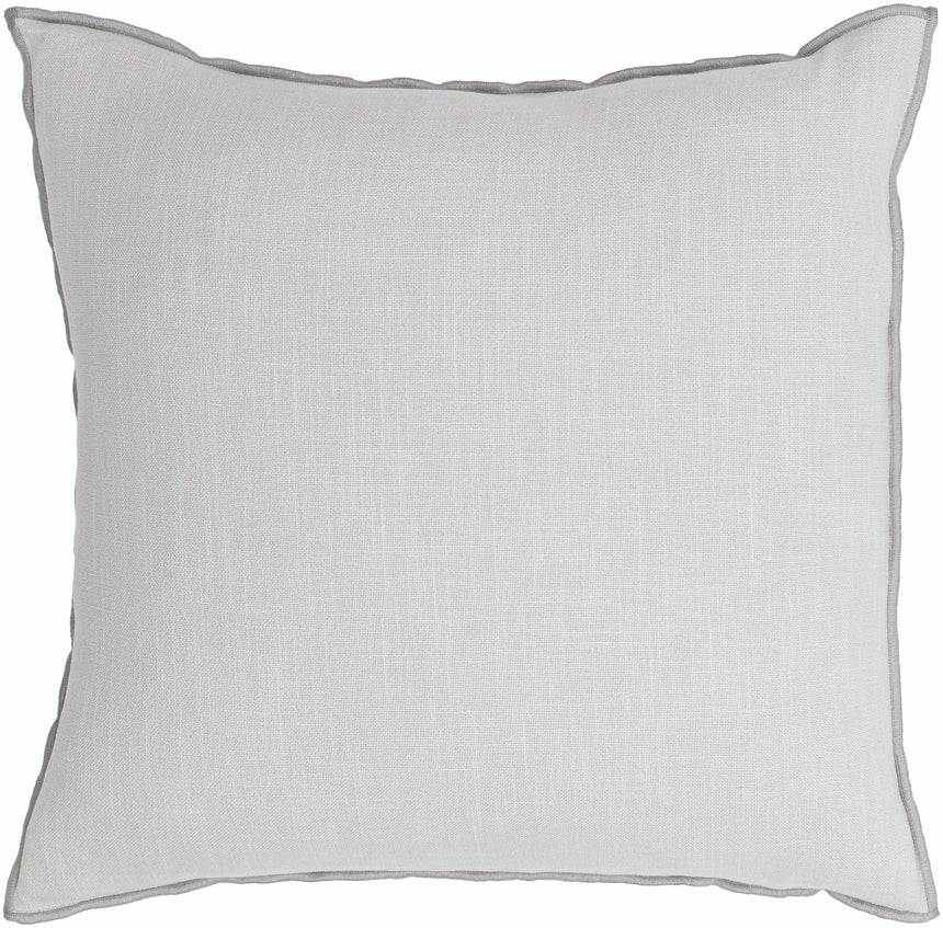 Tobin Light Gray Throw Pillow