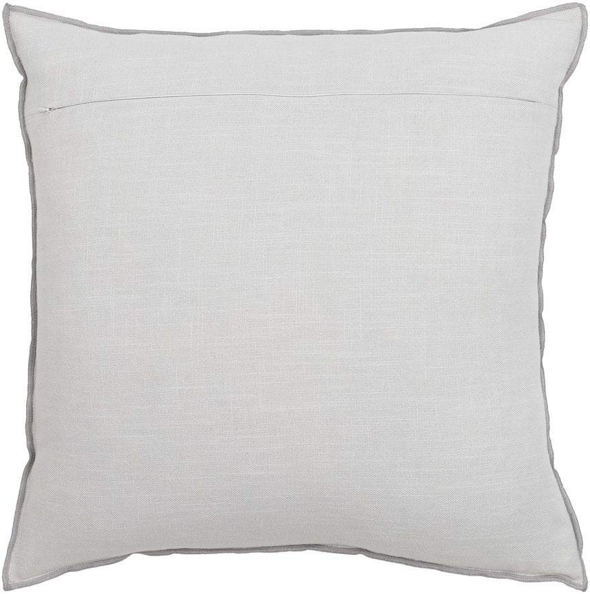 Tobin Light Gray Throw Pillow