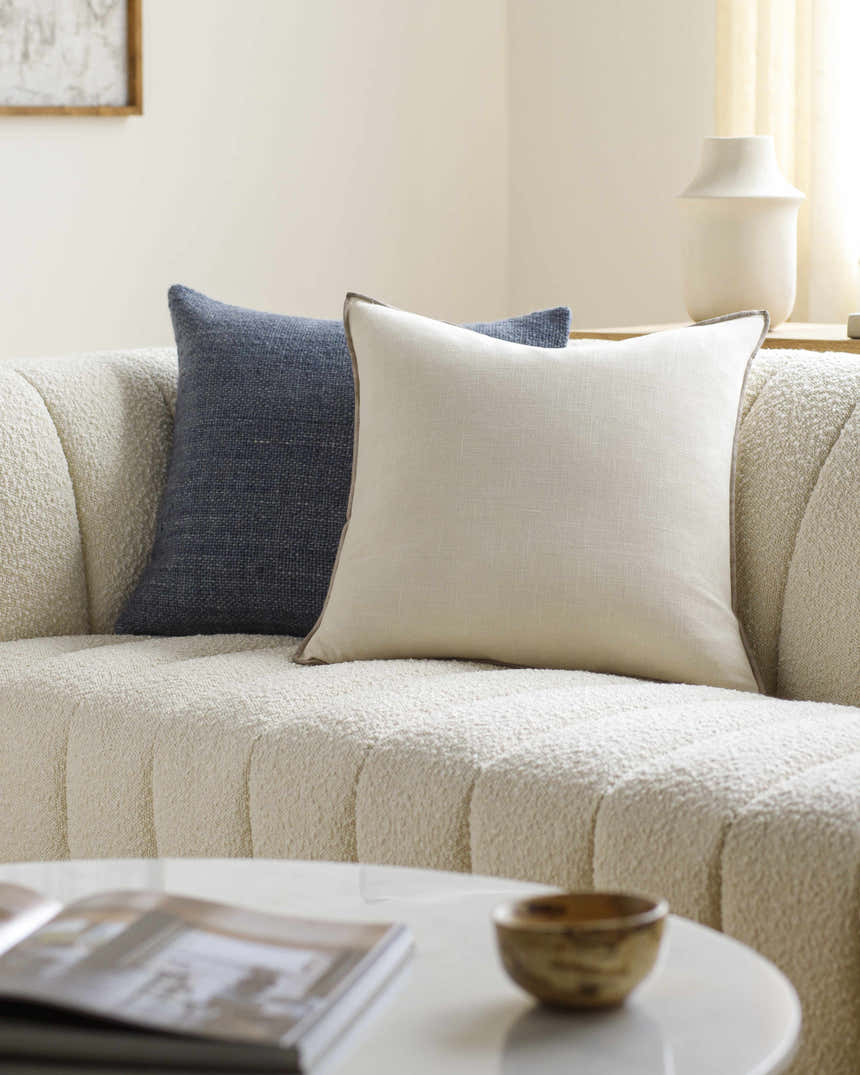 Tobin Beige Throw Pillow