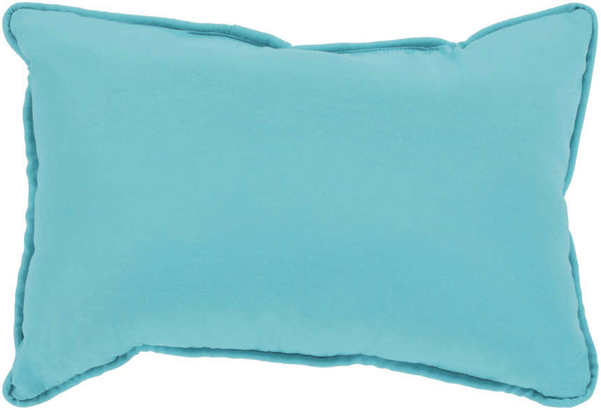 Vaiden Aqua Square Outdoor Throw Pillow - Clearance
