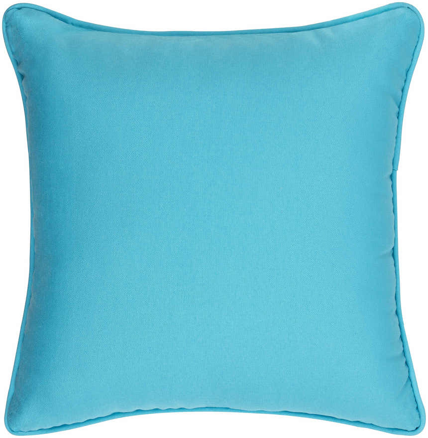 Vaiden Aqua Square Outdoor Throw Pillow - Clearance