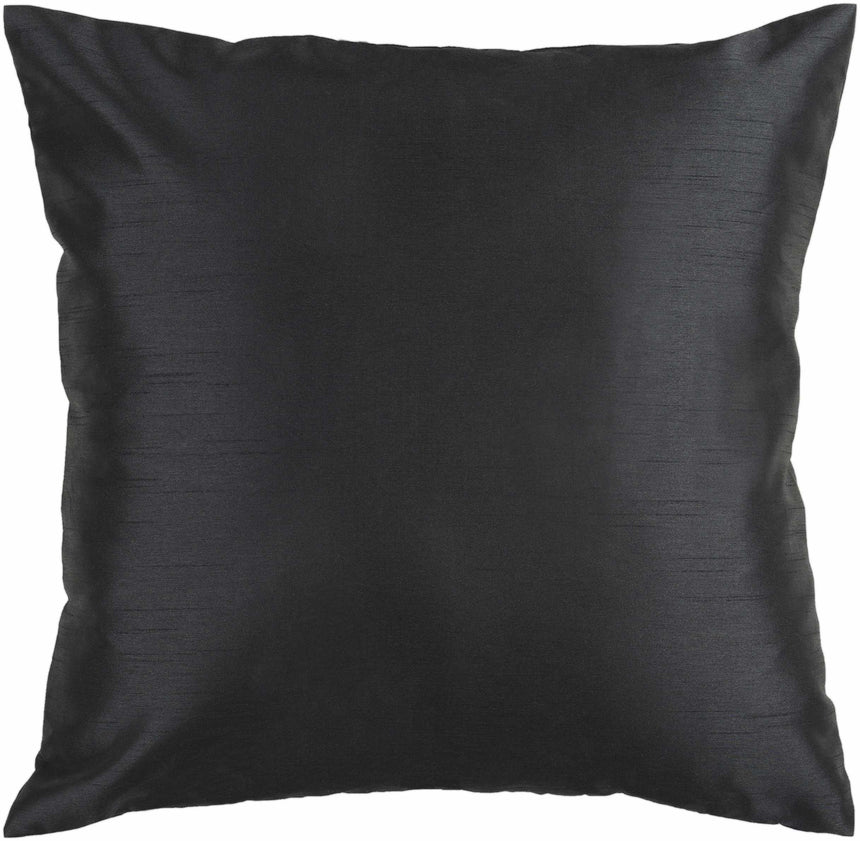 Vantage Black Square Throw Pillow - Clearance