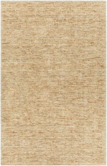 Close-up of the hand-loomed Vezirhan Area Rug. Rectangle shape with peach and dark red tones. Cotton and wool texture. Design-Rectangle-576