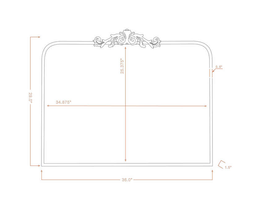 Venarotta Gold Mirror