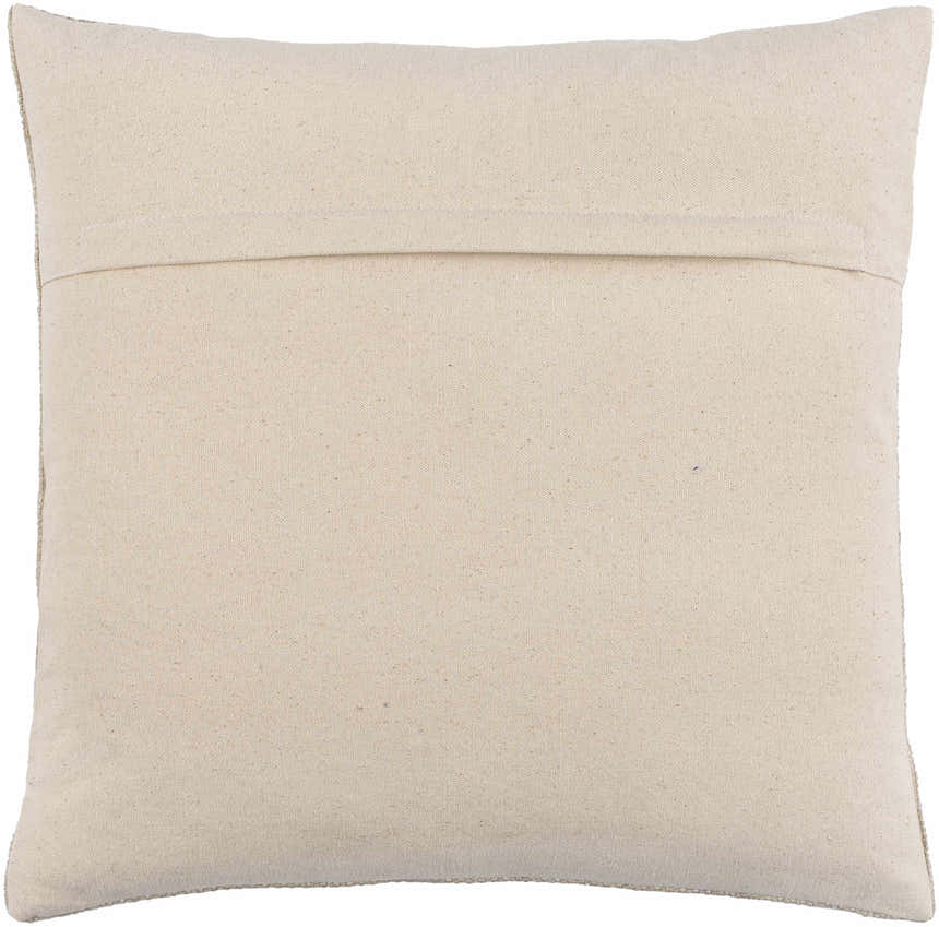 Evan Oatmeal Square Throw Pillow - Clearance