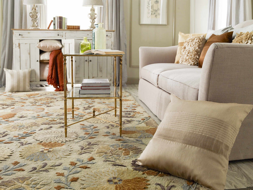 Whitfield Light Gray Square Throw Pillow