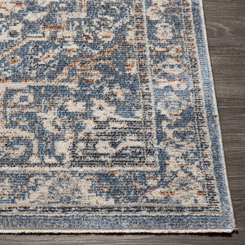 Buguey Cream&Blue Area Rug - Clearance