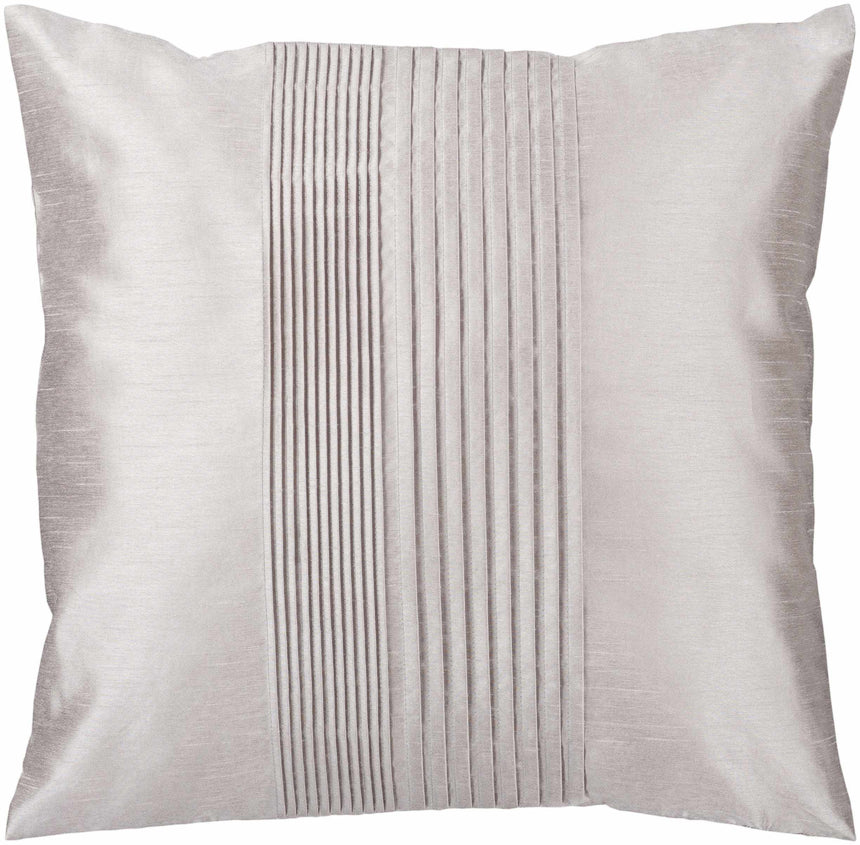 Whitfield Light Gray Square Throw Pillow