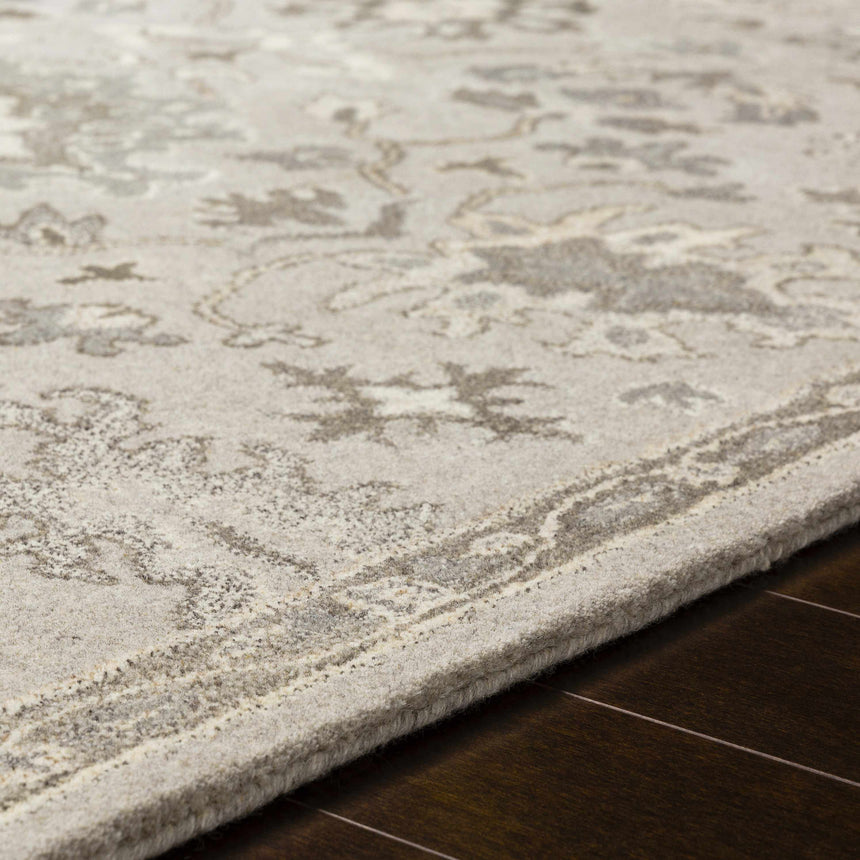 Willimantic Beige Thick Wool Rug
