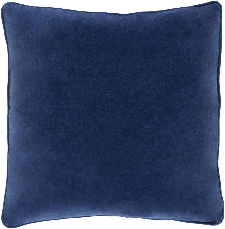 Warrington Navy Square Throw Pillow - Clearance