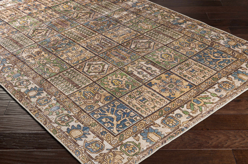Watermount Washable Aztec Style Area Rug - Clearance