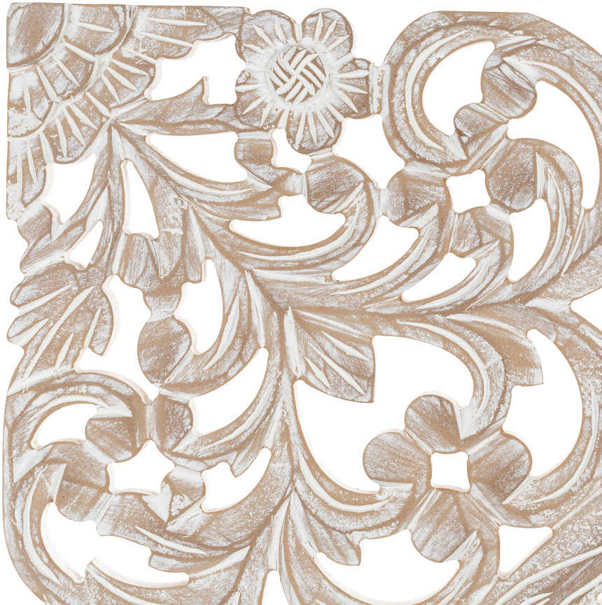 Xava Ornate Carved Wood Wall Art