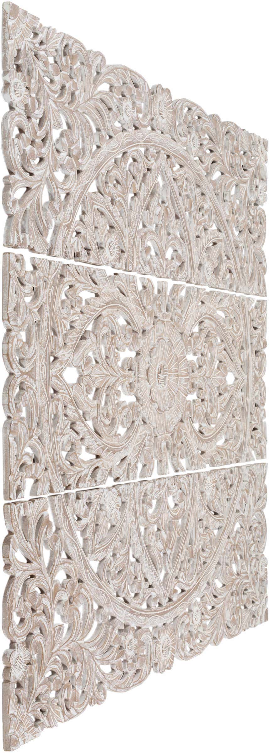 Xava Ornate Carved Wood Wall Art