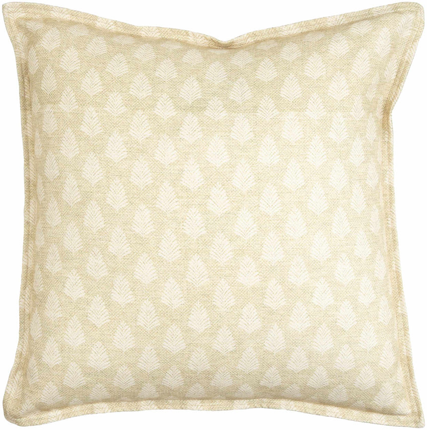 Adonia Beige Throw Pillow