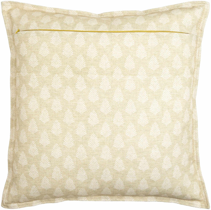 Adonia Beige Throw Pillow