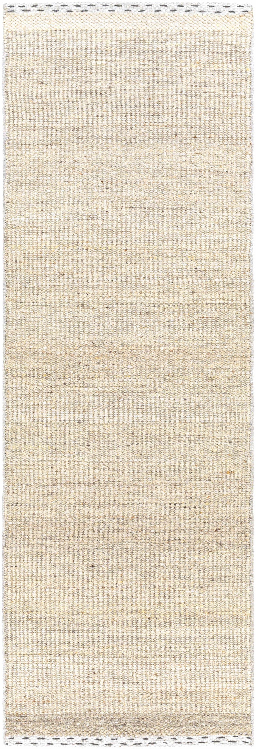 Yaniklar Beige Flat Woven Wool Rug