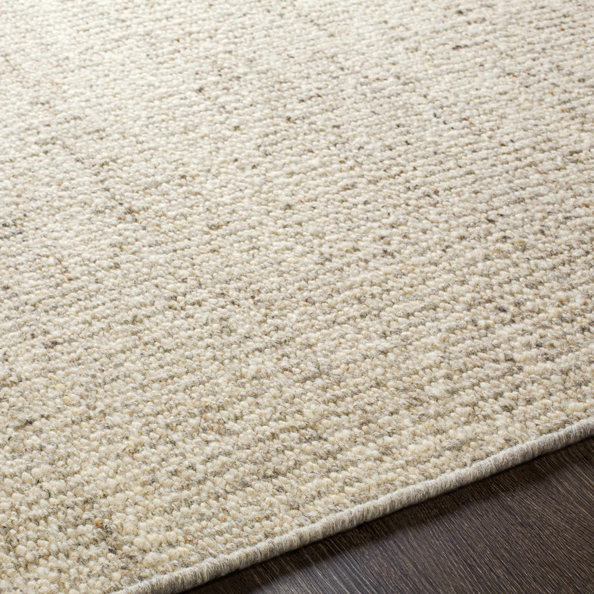 Yaniklar Beige Flat Woven Wool Rug