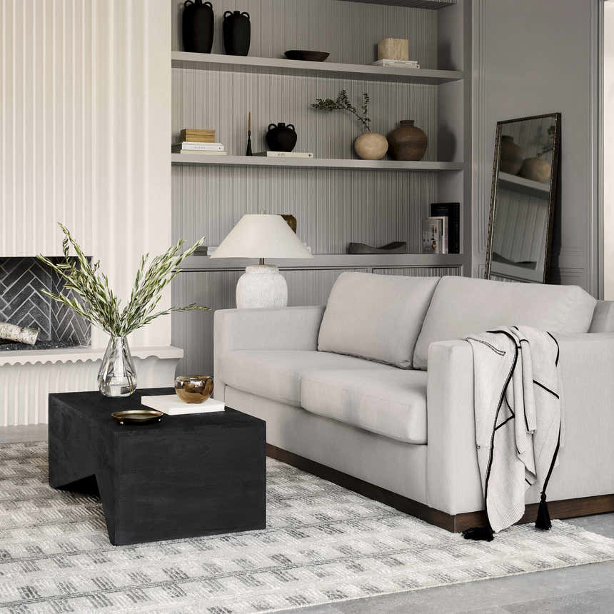 Arzachena Ivory Sofa - Clearance