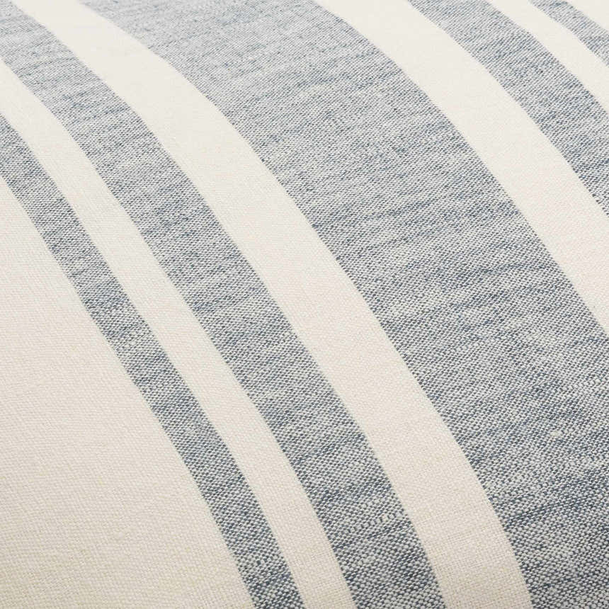 Linova Cream Natural Textured Linen Look Cottage Country Lumbar Pillow - Clearance