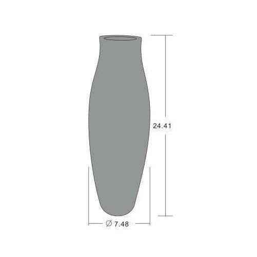 Avigliana Sage Ceramic Vase