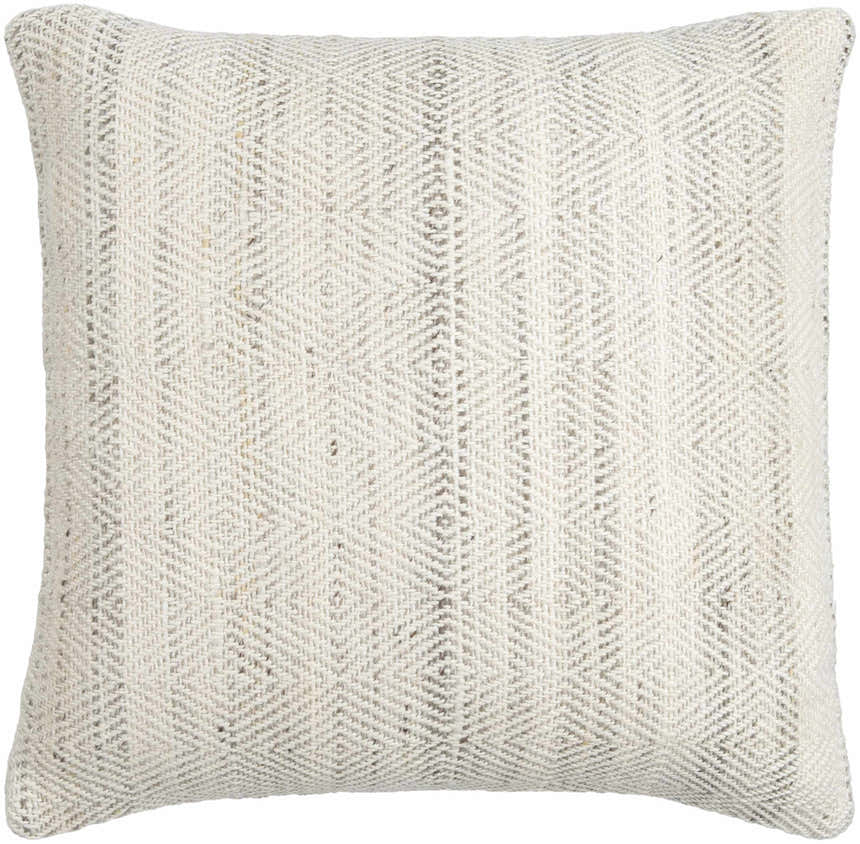 Zayda Slate Blue Throw Pillow