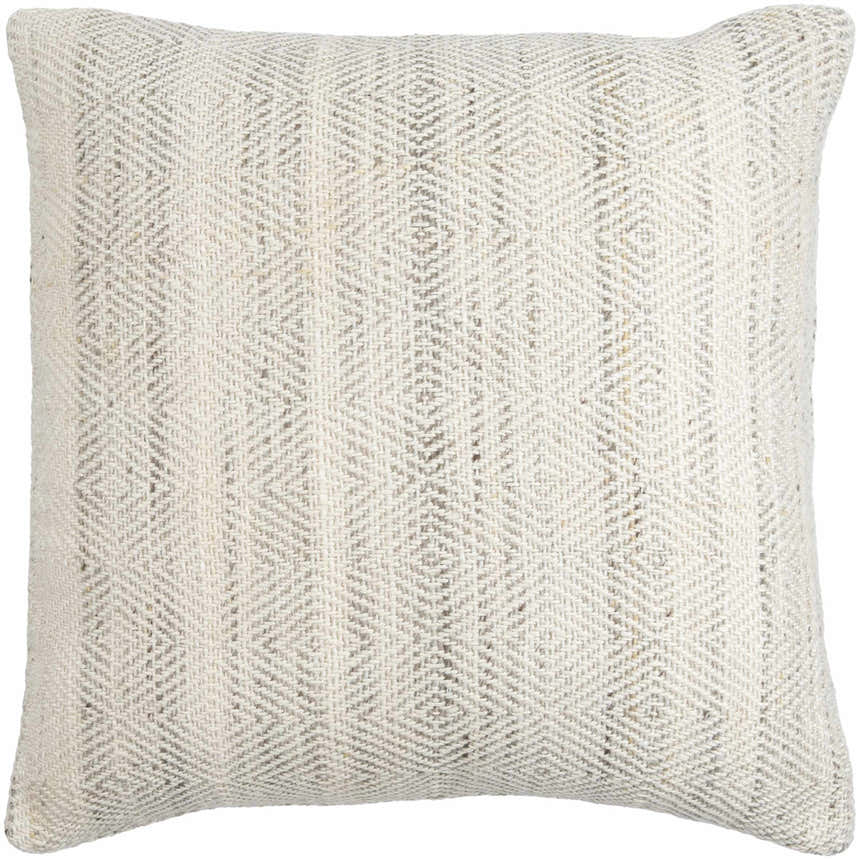 Zayda Slate Blue Throw Pillow