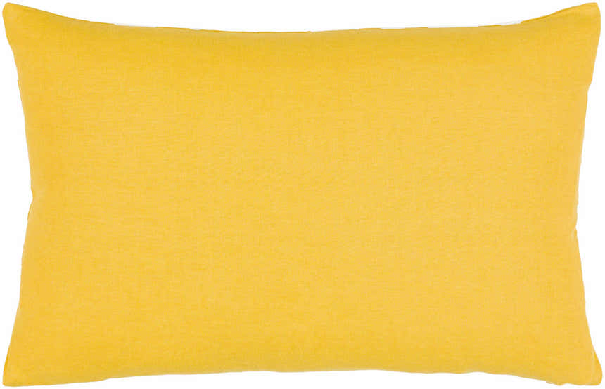 Zuni Yellow Scallop Pattern Throw Pillow - Clearance