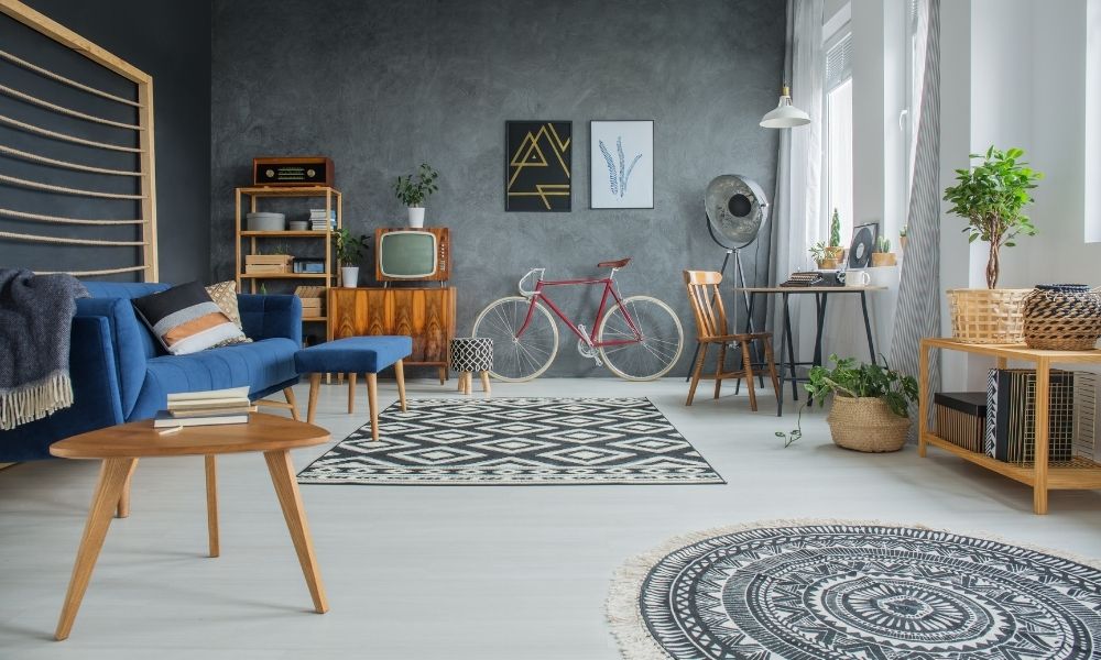 How To Mix Multiple Rugs in the Same Room